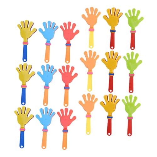 COLLBATH 24 Stück Teiliges Buntes Handklatscher aus Kunststoff Laute Geräuschmacher zum Anfeuern bei Sportevents Partys und Geburtstagsfeiern Farbenfrohe Handklatschen für Fiesta und COLLBATH 24 Stück Teiliges Buntes Handklatscher aus Kunststoff Laute Geräuschmacher zum Anfeuern bei Sportevents Partys und Geburtstagsfeiern Farbenfrohe Handklatschen für Fiesta und von COLLBATH