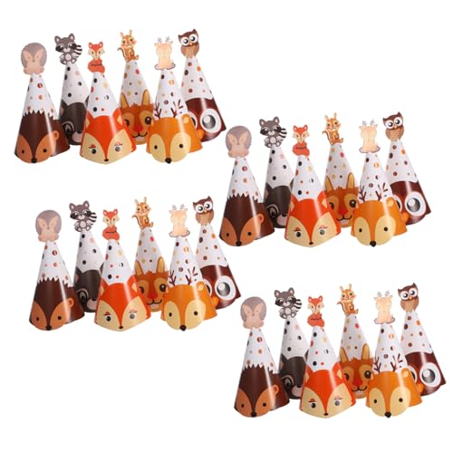 COLLBATH 24 Stück Tier Themen Papier Mützen für Geburtstagsfeiern Elastische Bänder für Sicheren Sitz Party Dekoration für Kinderveranstaltungen und Schulfeiern COLLBATH 24 Stück Tier Themen Papier Mützen für Geburtstagsfeiern Elastische Bänder für Sicheren Sitz Party Dekoration für Kinderveranstaltungen und Schulfeiern von COLLBATH