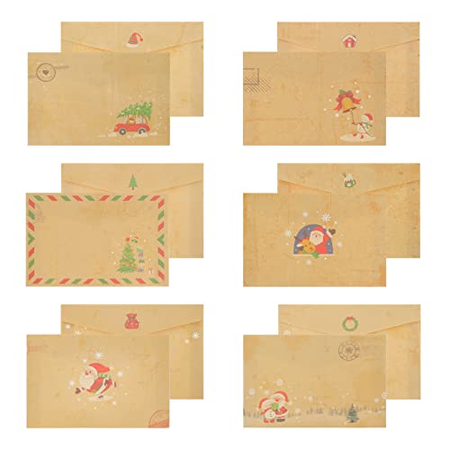 COLLBATH 24 Stück Vintage Kraftpapier Einladung Umschläge für Weihnachten Hochzeiten und Geburtstagsfeiern und Praktische Briefumschläge aus Sicherem Material COLLBATH 24 Stück Vintage Kraftpapier Einladung Umschläge für Weihnachten Hochzeiten und Geburtstagsfeiern und Praktische Briefumschläge aus Sicherem Material von COLLBATH
