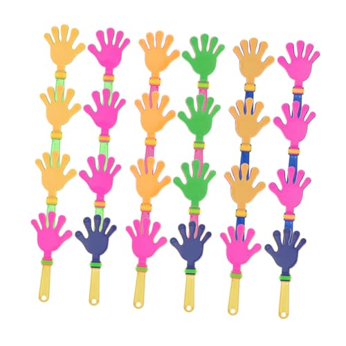 COLLBATH 25 Stück Teiliges Party Handklatscher aus Sicherem Kunststoff Bunte Krachmacher für Erwachsene Leichte Handliche Klatschhände ohne Scharfe Kanten als Mitgebsel für COLLBATH 25 Stück Teiliges Party Handklatscher aus Sicherem Kunststoff Bunte Krachmacher für Erwachsene Leichte Handliche Klatschhände ohne Scharfe Kanten als Mitgebsel für von COLLBATH
