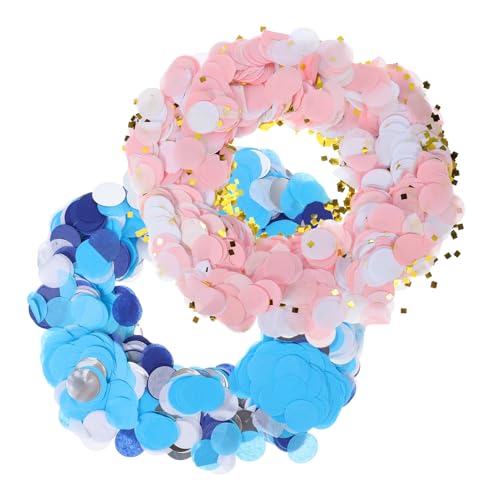 COLLBATH 2Er-Pack Füllmaterial für Ballons und Tischdeko für Hochzeiten Jubiläen und Festliche Anlässe Hellrosa von COLLBATH