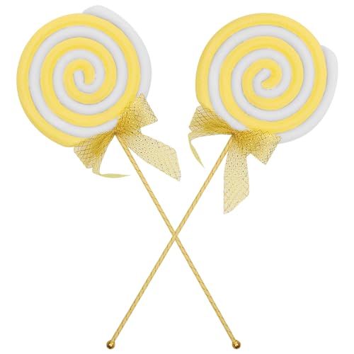 COLLBATH 2Stücke Große Lollipop Dekorationen Simulation Lollipop Requisiten für Partys und Festivals Fake Food Accessoires mit Lollipop Ständer Süße Verzierungen für Kindergeburtstage und Feiern COLLBATH 2Stücke Große Lollipop Dekorationen Simulation Lollipop Requisiten für Partys und Festivals Fake Food Accessoires mit Lollipop Ständer Süße Verzierungen für Kindergeburtstage und Feiern von COLLBATH