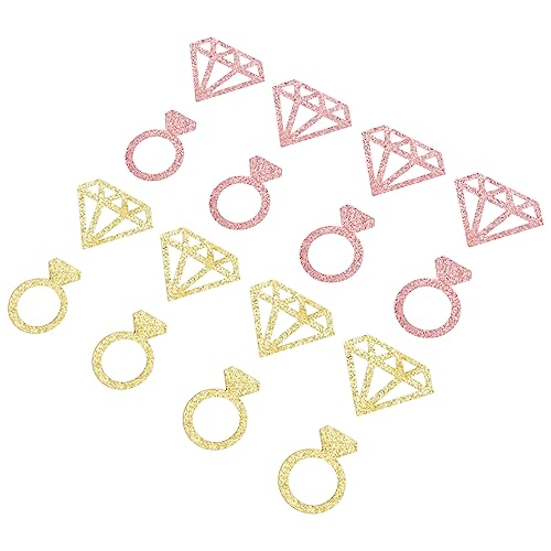 COLLBATH 2Taschen Konfetti Dekoration Für Hochzeiten Geburtstagsfeiern Partys Glitzer Diamant Ring Konfetti Roségold Für Kreative DIY Und Festliche Atmosphären COLLBATH 2Taschen Konfetti Dekoration Für Hochzeiten Geburtstagsfeiern Partys Glitzer Diamant Ring Konfetti Roségold Für Kreative DIY Und Festliche Atmosphären von COLLBATH