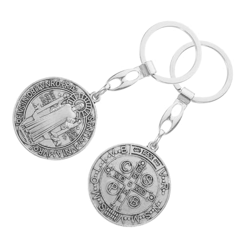 COLLBATH 2pcs Schlüsselanhänger Auto Schlüsselanhänger Schlüsselanhänger Metall Charms Für Crafting Dekorative Schlüsselanhänger von COLLBATH