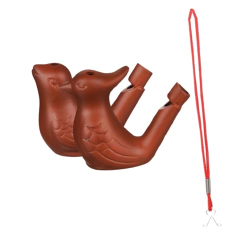 COLLBATH 2st Wasserpfeifenspielzeug Geburtstagspfeife Lustige Pfeife Vogelpfeifen Pfeifen Für Vogel Trainingssportpfeife Vogelpfeifenmund Keramik Brown COLLBATH 2st Wasserpfeifenspielzeug Geburtstagspfeife Lustige Pfeife Vogelpfeifen Pfeifen Für Vogel Trainingssportpfeife Vogelpfeifenmund Keramik Brown von COLLBATH