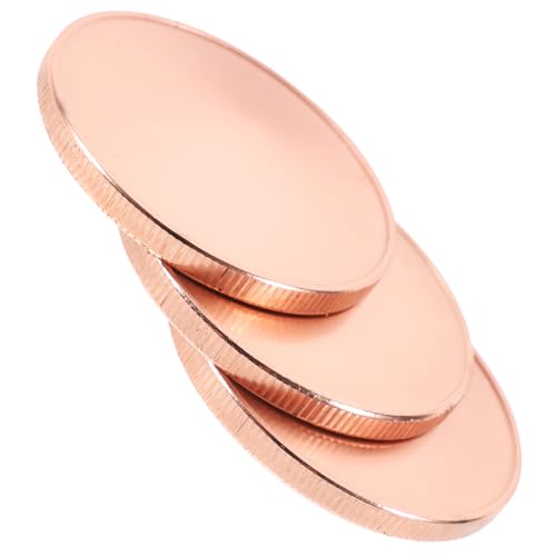 COLLBATH Kupfergravurrohlinge Runde Rohlinge für Medaillen Zum Basteln Von Gravierten Sammlungen Leicht und Klein Geeignet für Schmuck COLLBATH Kupfergravurrohlinge Runde Rohlinge für Medaillen Zum Basteln Von Gravierten Sammlungen Leicht und Klein Geeignet für Schmuck von COLLBATH