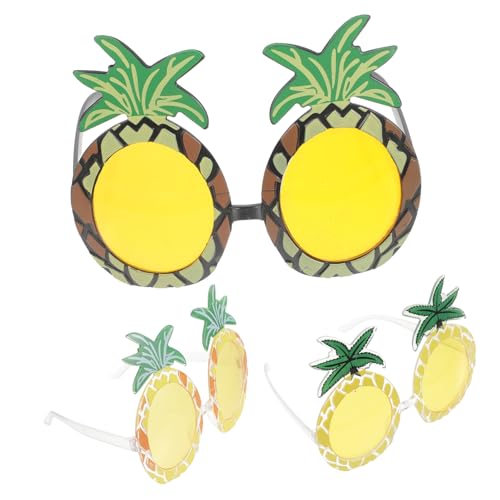 COLLBATH 3 Stück Ananasbrille Obstdekorationen Lustige positive Ananas Kostüm gefälscht Ananasdekorationen Kleid lustige partybrillen Party-Brille Brillen für die Sommerparty lustige Brille COLLBATH 3 Stück Ananasbrille Obstdekorationen Lustige positive Ananas Kostüm gefälscht Ananasdekorationen Kleid lustige partybrillen Party-Brille Brillen für die Sommerparty lustige Brille von COLLBATH