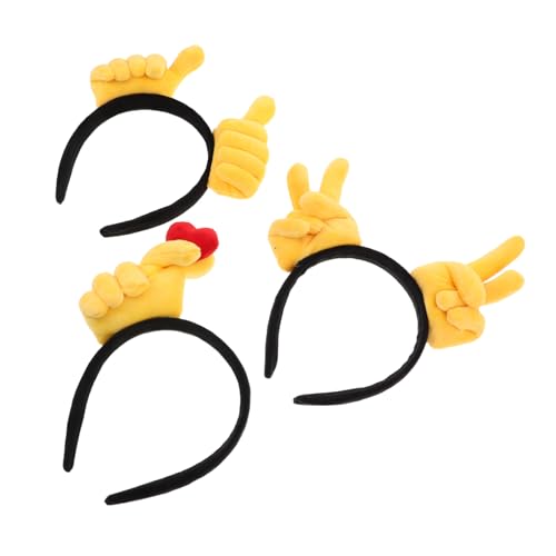 COLLBATH 3 Stück Kreative Hand-gesten Haarbänder mit Daumen und Herzmotiv Weiche Gepolsterte Stirnbänder für Geburtstagsparty Lustige Foto-requisiten Vielseitige Haaraccessoires für COLLBATH 3 Stück Kreative Hand-gesten Haarbänder mit Daumen und Herzmotiv Weiche Gepolsterte Stirnbänder für Geburtstagsparty Lustige Foto-requisiten Vielseitige Haaraccessoires für von COLLBATH