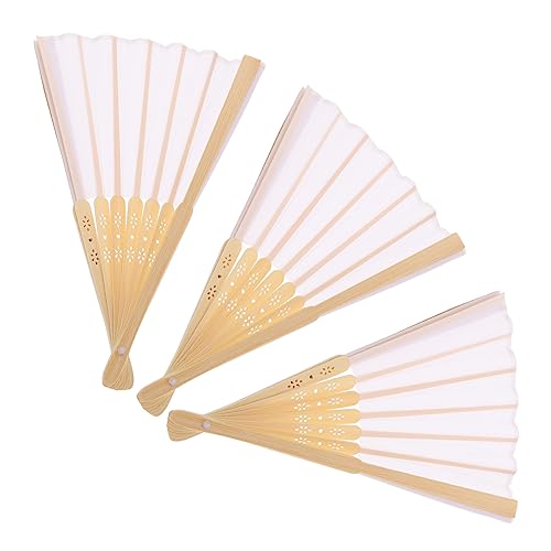 COLLBATH 3 Stück Teiliges Faltbarer Handfächer Blanko DIY Fächer aus Robustem Leicht Tragbar Vielseitig für Dekoration Tanz Party und Kreatives Gestalten COLLBATH 3 Stück Teiliges Faltbarer Handfächer Blanko DIY Fächer aus Robustem Leicht Tragbar Vielseitig für Dekoration Tanz Party und Kreatives Gestalten von COLLBATH