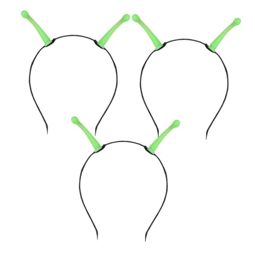 COLLBATH 3 Stück The-dark Antenna Headband Flexibel Elastisch Leuchtendes Cosplay Kostümzubehör für Halloween Themenpartys Karneval Damen und Herren von COLLBATH