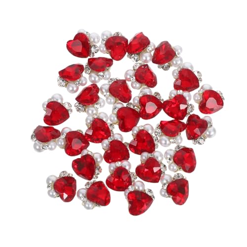 COLLBATH 30 Stück Teiliges Nail Rhinestones in Leuchtendem Rot Langlebige Strasssteine für Nägel Funkelnde Nageldekorationen für DIY Maniküre Partys Hochzeiten Alltag und Kreative Nail Art COLLBATH 30 Stück Teiliges Nail Rhinestones in Leuchtendem Rot Langlebige Strasssteine für Nägel Funkelnde Nageldekorationen für DIY Maniküre Partys Hochzeiten Alltag und Kreative Nail Art von COLLBATH