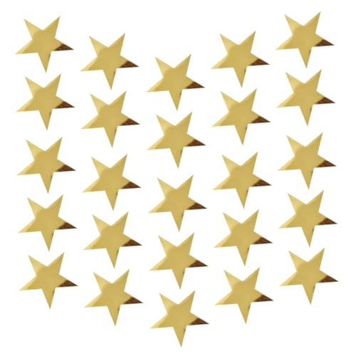 COLLBATH 35 Stück Teiliges Goldene Papier Sterne Dekoration Glänzende Party Deko für Hochzeit Festival Fotorequisiten Vielseitige Wand und Tischdeko für Feierlichkeiten von COLLBATH