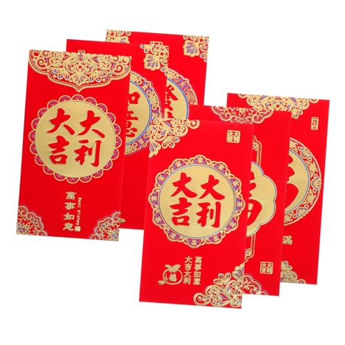 COLLBATH 36 Stück roter umschlag des neuen jahres briefumschläge Neujahrsumschlag Chinesisches Neujahr rotes Umschläge rote umschläge chinesisch Geldumschläge Papier von COLLBATH