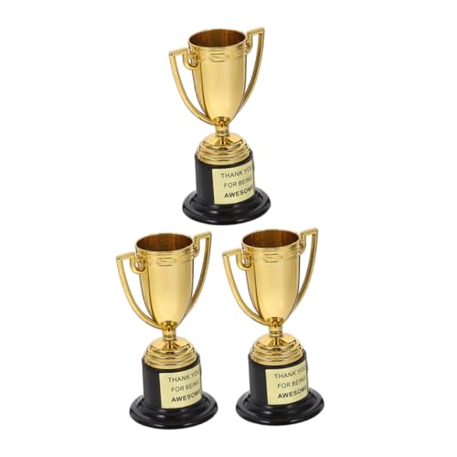 COLLBATH 3St kleine Trophäe partygeschenke kleine Pokalübergabe Teilnahmetrophäe Auszeichnungen und Trophäen Preise für Golfturniere Trophäen für Erwachsene Plastik Golden Wiederverwendbar COLLBATH 3St kleine Trophäe partygeschenke kleine Pokalübergabe Teilnahmetrophäe Auszeichnungen und Trophäen Preise für Golfturniere Trophäen für Erwachsene Plastik Golden Wiederverwendbar von COLLBATH
