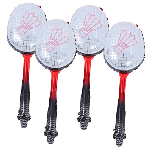 COLLBATH 4 Stück Badmintonschläger-ballon Ballonspray Tennisschuh-partydekoration Fußballballons Kokette Geburtstagsdekorationen Latexballons Disco-kugel-strohhalme Rot Aluminiumfolie COLLBATH 4 Stück Badmintonschläger-ballon Ballonspray Tennisschuh-partydekoration Fußballballons Kokette Geburtstagsdekorationen Latexballons Disco-kugel-strohhalme Rot Aluminiumfolie von COLLBATH
