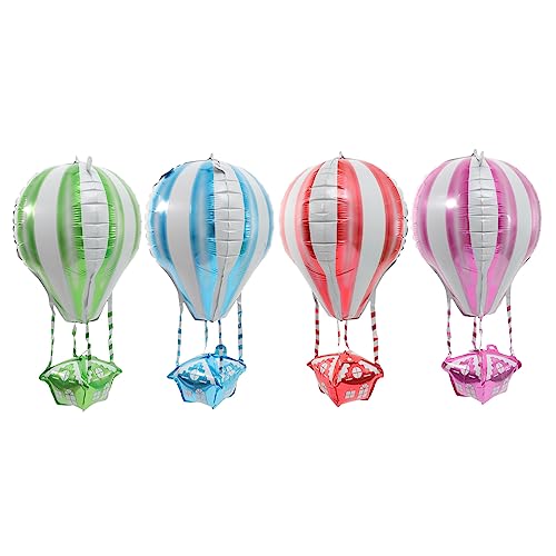 COLLBATH 4 Stück Heißluftballon Partydekorationen Luftballons Verschiedene Farben Festival Party Luftballons Dekorative Luftballons Geburtstags Luftballons Dekoration Festival von COLLBATH