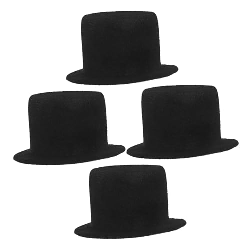 COLLBATH 4 Stück Mini Schwarz Vielseitige Mini Hüte im Zauberer Stil für Puppen Kuscheltiere DIY Bastelbedarf Party Supplies Weihnachts und Halloween Dekoration COLLBATH 4 Stück Mini Schwarz Vielseitige Mini Hüte im Zauberer Stil für Puppen Kuscheltiere DIY Bastelbedarf Party Supplies Weihnachts und Halloween Dekoration von COLLBATH