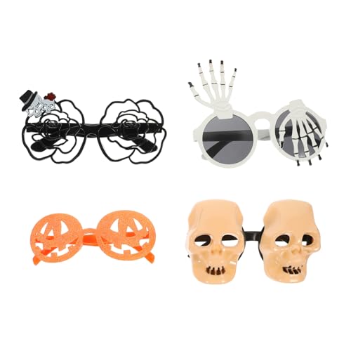 COLLBATH 4 Stück Partybrillen Satz Festivalbrille Lustige Brille Für Halloween-dekoration Und Foto-requisite COLLBATH 4 Stück Partybrillen Satz Festivalbrille Lustige Brille Für Halloween-dekoration Und Foto-requisite von COLLBATH