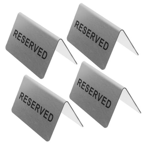 COLLBATH 4 Stück Reservierte Tischschilder aus V Förmige Design für Hochzeiten Restaurants und Veranstaltungen Langlebig und Elegant für Sitzplatzreservierungen COLLBATH 4 Stück Reservierte Tischschilder aus V Förmige Design für Hochzeiten Restaurants und Veranstaltungen Langlebig und Elegant für Sitzplatzreservierungen von COLLBATH