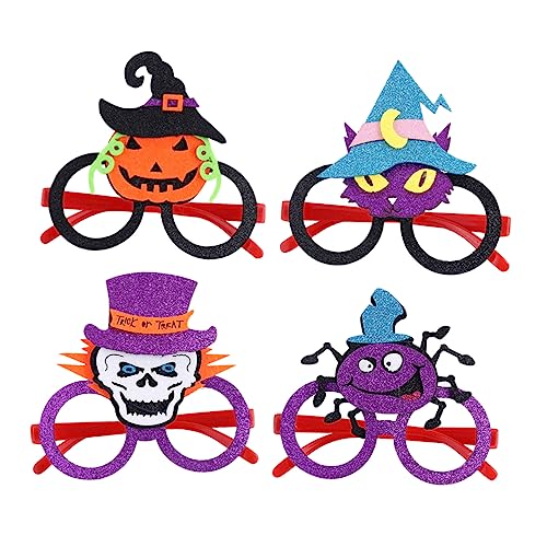 COLLBATH 4 Stück lustige Brille halloween brillen halloween Halloween novelty glasses Halloween themed glasses schnapsgläser Cosplay-Brille Halloween-Kürbisbrille Plastik COLLBATH 4 Stück lustige Brille halloween brillen halloween Halloween novelty glasses Halloween themed glasses schnapsgläser Cosplay-Brille Halloween-Kürbisbrille Plastik von COLLBATH