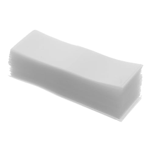 COLLBATH 400 Blatt Schrumpfbeutel Packsäcke Verpackungsfolien Verpackungsbeutel versiegeln Schrumpffolien Schrumpffolie für Flaschen Beutel aus Schrumpffolie Plastik Weiß von COLLBATH