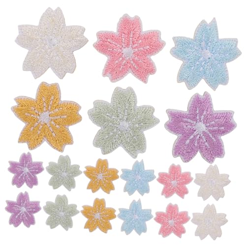 COLLBATH 48 Stück Teiliges Selbstklebendes Kirschblüten-stickerei- Bunte Mini-blumenstoff-applikationen Selbsthaftende Blüten Flicken für Scrapbooking Tagebücher und Diy-bekleidung COLLBATH 48 Stück Teiliges Selbstklebendes Kirschblüten-stickerei- Bunte Mini-blumenstoff-applikationen Selbsthaftende Blüten Flicken für Scrapbooking Tagebücher und Diy-bekleidung von COLLBATH