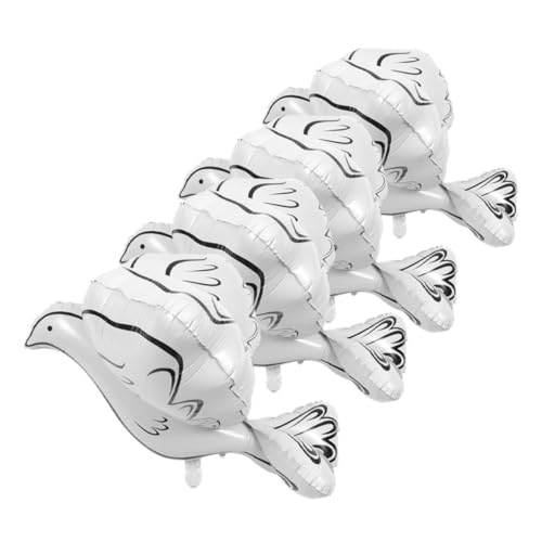 COLLBATH 4Stücke Taubenballons aus Aluminiumfolie Romantische Hochzeitsballons für Feierlichkeiten Elegant für Gedenkzeremonien Geburtstagsfeiern und Festliche Dekorationen von COLLBATH