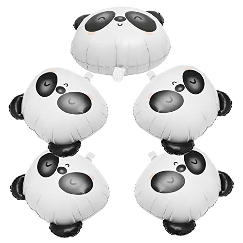 COLLBATH 5stücke Panda Folienballons Niedliche Panda-form Für Kindergeburtstagsfeiern Und Partyd Decoration Aluminiumfolie Lustige Deko Für von COLLBATH