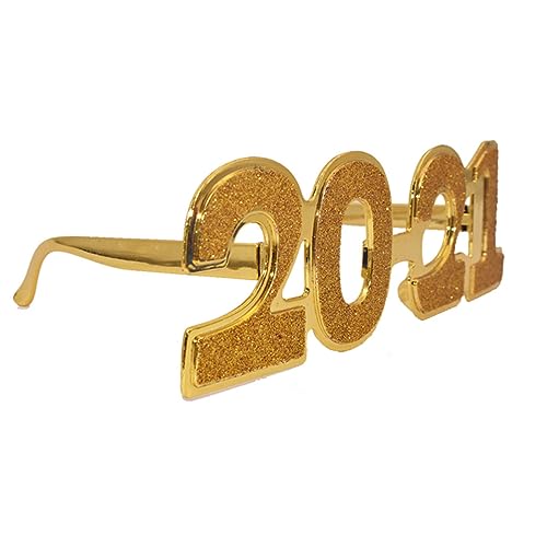 COLLBATH 5 Stück Partybrillen mit Witzigem Design Lustige Sonnenbrillen für Silvester Kostümparty und Festlichkeiten Dekorative Foto Requisiten für Unvergessliche von COLLBATH