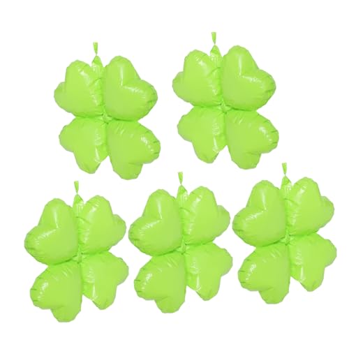 COLLBATH 5 Stück Patrick's Day Luftballons Kreative Vierblättrige Kleeblatt Dekoration für Indoor Feiern Wiederverwendbar und Robust für Jede Feierlichkeit COLLBATH 5 Stück Patrick's Day Luftballons Kreative Vierblättrige Kleeblatt Dekoration für Indoor Feiern Wiederverwendbar und Robust für Jede Feierlichkeit von COLLBATH