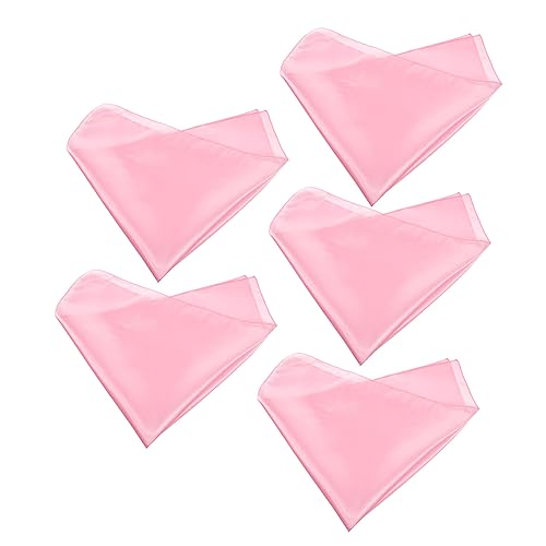 COLLBATH 5 Stück Stoffserviette Party Tisch Cocktail Hochzeit Servietten Weiche Serviette Satinsatin Rosa COLLBATH 5 Stück Stoffserviette Party Tisch Cocktail Hochzeit Servietten Weiche Serviette Satinsatin Rosa von COLLBATH