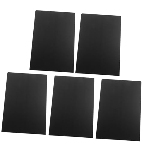 COLLBATH 5 Stück Teiliges Acryl Tischschild Robuste Transparente Hochzeitstischtafeln Beschreibbare Acryl Preisschilder mit Holzständer Vielseitig Einsetzbar für Party Empfang und von COLLBATH