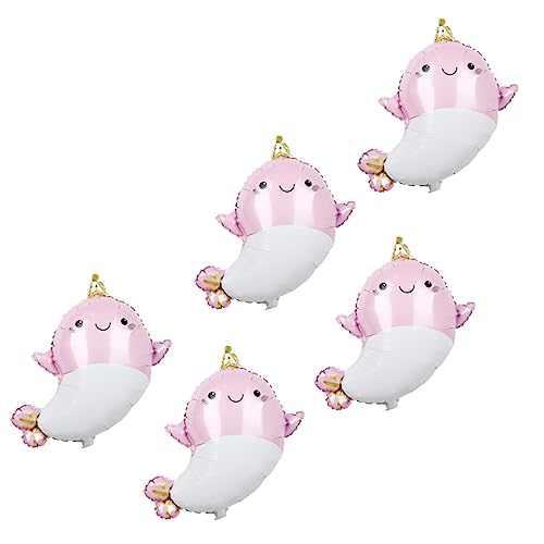 COLLBATH 5 Stück Wal-aluminiumfolienballon Ballonquastenschwänze Ballongrößer Brautballons Partyballons Ballondekoration Geburtstagsballon Partyballon Tierischer Ballon Rosa Aluminiumfolie COLLBATH 5 Stück Wal-aluminiumfolienballon Ballonquastenschwänze Ballongrößer Brautballons Partyballons Ballondekoration Geburtstagsballon Partyballon Tierischer Ballon Rosa Aluminiumfolie von COLLBATH