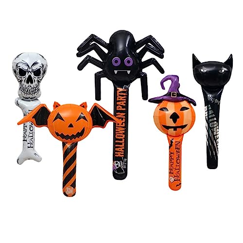 COLLBATH 5 Stück aufblasbarer Stock halloween dekoration halloween-dekoration streudekor halloween Aufblasbare Sticks erschreckende Partydekoration mit Handstäben Aluminiumfolie COLLBATH 5 Stück aufblasbarer Stock halloween dekoration halloween-dekoration streudekor halloween Aufblasbare Sticks erschreckende Partydekoration mit Handstäben Aluminiumfolie von COLLBATH
