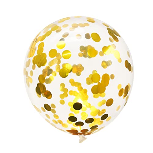 COLLBATH 50 Stück 12 Partyzubehör Zahlenballons Ballons für Ballontiere Luftballons mit Konfetti blaue Luftballons Ballons für Ballonbogen Latexballons Geburtstag Luftballons Partyballons von COLLBATH