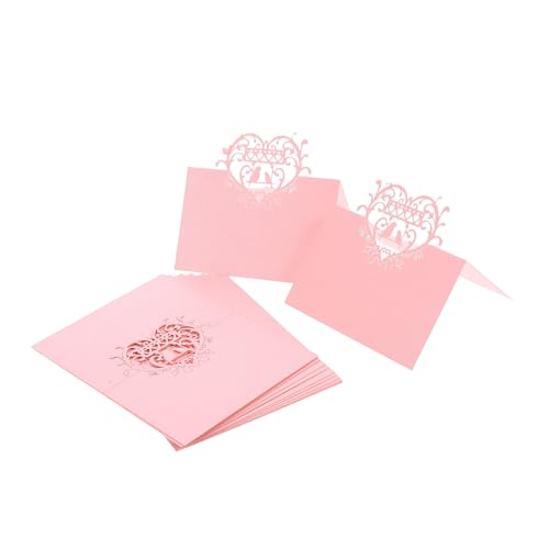 COLLBATH 50 Stück Namensschilder Für Valentinstagszelte Empfänge Platzarrangements Duschen Hochzeitsessen Bankette Formelle Schilder – Gefaltete Tischdekoration Für Braut COLLBATH 50 Stück Namensschilder Für Valentinstagszelte Empfänge Platzarrangements Duschen Hochzeitsessen Bankette Formelle Schilder – Gefaltete Tischdekoration Für Braut von COLLBATH
