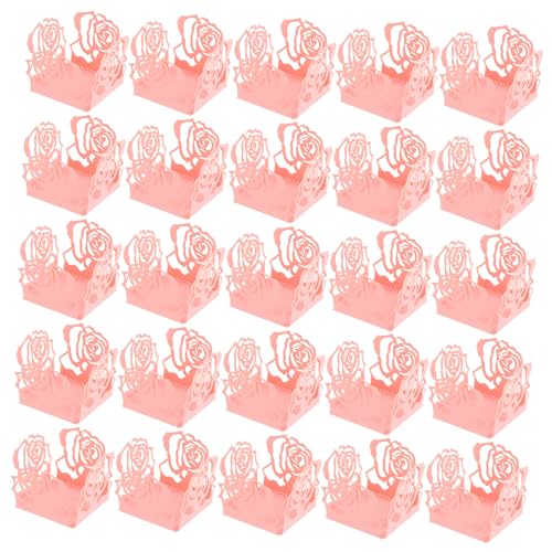 COLLBATH 50 Stücke Papier Schokolade Hohl Design Exquisite Party Candy Für Hochzeit Decor von COLLBATH