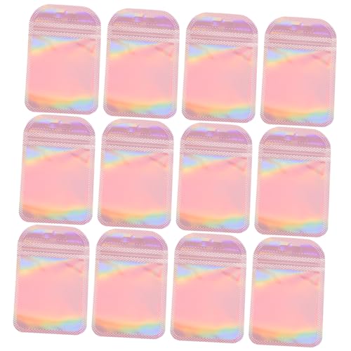 COLLBATH 50 Stück Selbstverschließbare Schmuckbeutel Transparent Aufbewahrung für Ohrringe und Kleine Gegenstände Design für Schmuckschutz von COLLBATH