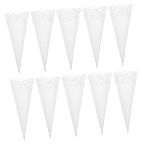 COLLBATH 50 Stück Weiße Herzförmige Hohlpapierblütenblätter für Hochzeitsfeiern Dekorative Halter für Blütenblätter bei Geburtstags und Jubiläumsfeiern COLLBATH 50 Stück Weiße Herzförmige Hohlpapierblütenblätter für Hochzeitsfeiern Dekorative Halter für Blütenblätter bei Geburtstags und Jubiläumsfeiern von COLLBATH