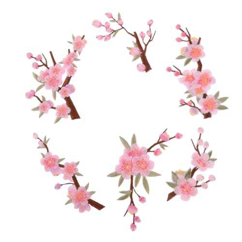 COLLBATH 6 Stück Teiliges Besticktes Blumen Applikations mit Bügelfunktion Farbecht Selbstklebend für Kleidung Taschen Hüte DIY Stoffreparatur und Kreative Textildekoration COLLBATH 6 Stück Teiliges Besticktes Blumen Applikations mit Bügelfunktion Farbecht Selbstklebend für Kleidung Taschen Hüte DIY Stoffreparatur und Kreative Textildekoration von COLLBATH