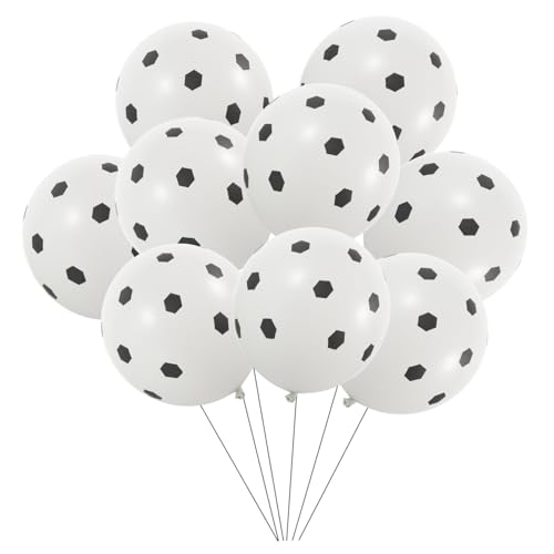 COLLBATH 60 Stück Latex-Fußballballon Luftballons für Sportpartys Fußball Süßigkeiten fussball ballon Fußball-Luftballons Luftballons zum Fußballgeburtstag Fußballballons Emulsion COLLBATH 60 Stück Latex-Fußballballon Luftballons für Sportpartys Fußball Süßigkeiten fussball ballon Fußball-Luftballons Luftballons zum Fußballgeburtstag Fußballballons Emulsion von COLLBATH
