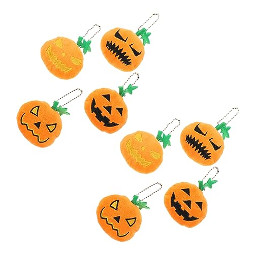 COLLBATH 8 Stück Schlüsselanhänger-Charm Halloween -Ornamente Kürbis-Schlüsselanhänger-Ornament halloween anhänger halloween schlüsselanhänger Reize Schlüsselanhänger PP Baumwolle von COLLBATH
