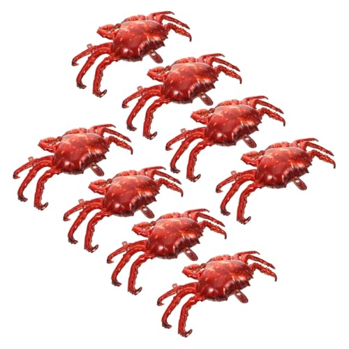 COLLBATH 8 Stück Teiliges Krabben-ballon-set aus Aluminiumfolie Realistische Krabbenform Aufblasbare Partydekoration für Geburtstagsfeiern Vielseitig Platzierbar für COLLBATH 8 Stück Teiliges Krabben-ballon-set aus Aluminiumfolie Realistische Krabbenform Aufblasbare Partydekoration für Geburtstagsfeiern Vielseitig Platzierbar für von COLLBATH