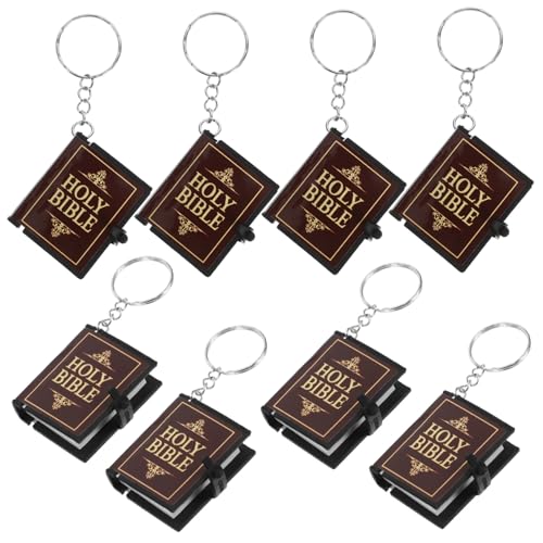 COLLBATH Schlüssel Jesus Buch Schlüsselanhänger Personalisierte 8 Stück Mini Bibel Metall Schlüsselanhänger Religiöse COLLBATH Schlüssel Jesus Buch Schlüsselanhänger Personalisierte 8 Stück Mini Bibel Metall Schlüsselanhänger Religiöse von COLLBATH