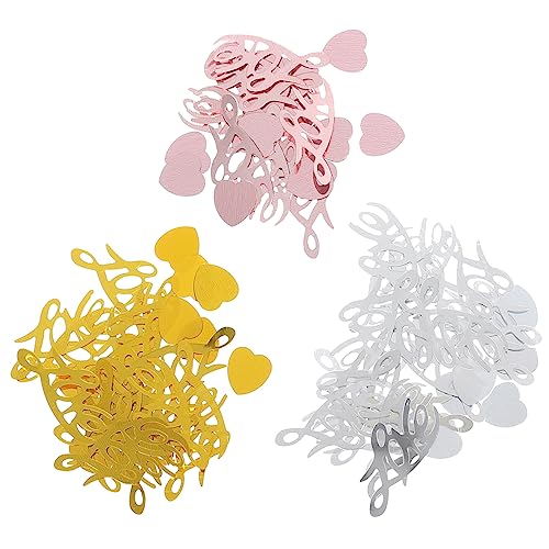 COLLBATH 900 Stücke Kunststoff Konfetti Hochzeit Decor Party Dekoration Baby Dusche Decor COLLBATH 900 Stücke Kunststoff Konfetti Hochzeit Decor Party Dekoration Baby Dusche Decor von COLLBATH