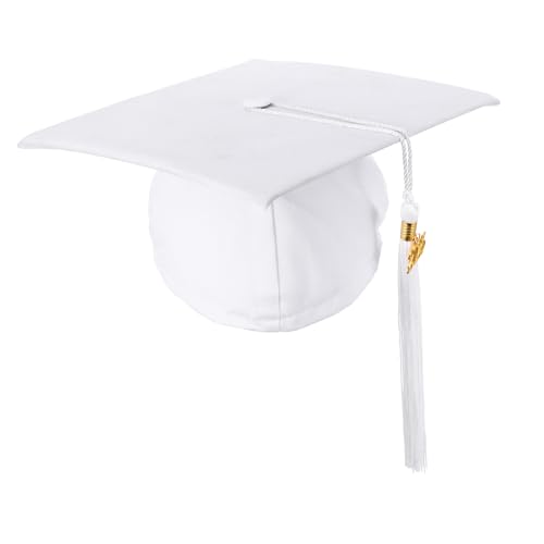 COLLBATH Abiturmütze Schuppendekoration Liefert Stirnbänder Abschlusskappen Für Senioren Abschlusskappen Für Herren Und Damen Partyhüte Abschlusshüte Suitendekoration Weiß Polyester COLLBATH Abiturmütze Schuppendekoration Liefert Stirnbänder Abschlusskappen Für Senioren Abschlusskappen Für Herren Und Damen Partyhüte Abschlusshüte Suitendekoration Weiß Polyester von COLLBATH