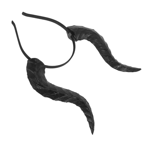 COLLBATH Abnehmbares Teufelshorn Stirnband Flexibel Elastisch Leichtes Ox Kopfband Für Halloween Karneval Cosplay Party Zubehör von COLLBATH