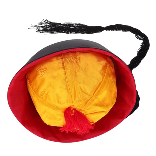 COLLBATH Retro-kopfbedeckung Pferdeschwanzhut Im Chinesischen Stil Cosplay-requisite Traditioneller Partyhut Orientalische Kopfbedeckung COLLBATH Retro-kopfbedeckung Pferdeschwanzhut Im Chinesischen Stil Cosplay-requisite Traditioneller Partyhut Orientalische Kopfbedeckung von COLLBATH