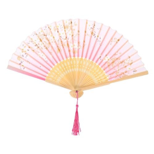 COLLBATH Faltbarer Zierfächer mit Kirschblütenmuster Eleganter Handfächer für Tanz Fotorequisiten Sommerreisen und Dekoration Leicht und Tragbar COLLBATH Faltbarer Zierfächer mit Kirschblütenmuster Eleganter Handfächer für Tanz Fotorequisiten Sommerreisen und Dekoration Leicht und Tragbar von COLLBATH