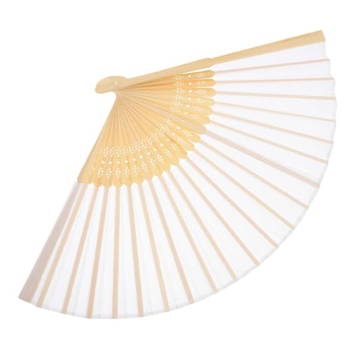 COLLBATH Faltender Handfächer aus Stoff Klassischer und Praktischer Fächer für Hochzeiten Tänze und Foto Requisiten Leicht Tragbar für Sommer Events COLLBATH Faltender Handfächer aus Stoff Klassischer und Praktischer Fächer für Hochzeiten Tänze und Foto Requisiten Leicht Tragbar für Sommer Events von COLLBATH